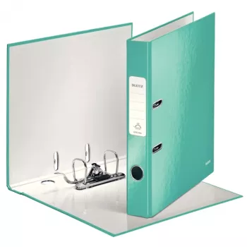 Leitz sviru arhīva mape 180° WOW POB/Laminēta A4/50mm, A4, Kartons, Tirkīza, 350 lapas, 80 g/m², 5 cm