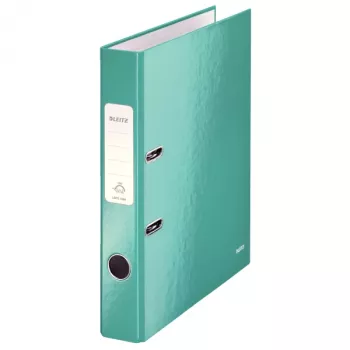 Leitz sviru arhīva mape 180° WOW POB/Laminēta A4/50mm, A4, Kartons, Tirkīza, 350 lapas, 80 g/m², 5 cm