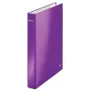 Leitz Ringbinder WOW Laminēts A4+ 2DR/25mm, A4, Kartons, violets, Balts, 250 loksnes, 80 g/m²