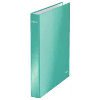 Leitz Ringbinder WOW Laminēts A4+ 4DR/25mm, A4, Kartons, Metālisks, Tirkīza, 230 loksnes, 80 g/m², 2.5 cm
