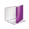 Leitz aktu vāciņš WOW laminēts A4+ 4 gredzeni/25 mm, A4, kartons, metālisks, violets, 230 lapas, 80 g/m², 2,5 cm