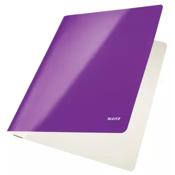 Leitz plakanā mape kartons/kartons WOW A4, A4, kartons, purpura, 250 loksnēm, 240 mm, 3 mm