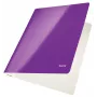 Leitz plakanā mape kartons/kartons WOW A4, A4, kartons, purpura, 250 loksnēm, 240 mm, 3 mm