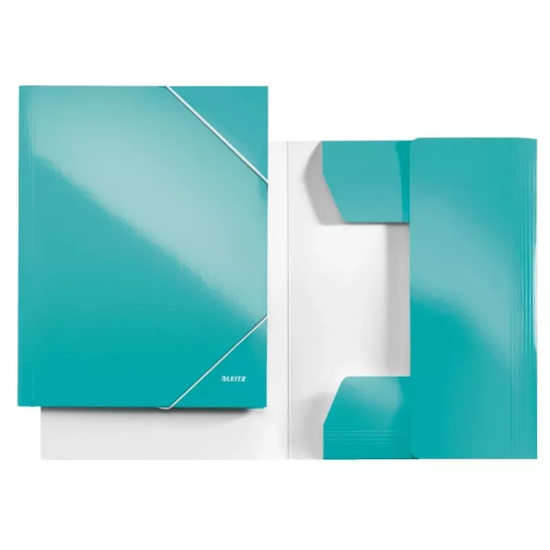Leitz 3 atloku mape WOW Card/POB A4, A4, Polipropilēns (PP), Zaļa, 250 lapas, 80 g/m², Papīrs