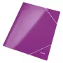 Leitz 3 atloku mape WOW Card/POB A4, A4, Polipropilēns (PP), Violeta, 250 lapas, 80 g/m², Papīrs