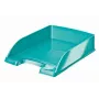 Leitz vēstuļu paliktnis WOW, Plastmasa, Zila, A4, Aploksne, Vēstule, Piezīme, Papīrs, 242 x 330 x 60 mm, 255 x 357 x 70 mm