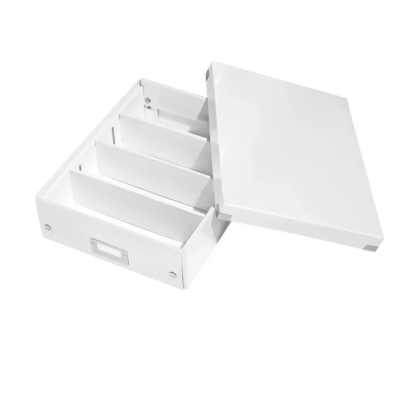 Leitz Click & Store WOW vidējā organizētājkaste, balta, kartons, 880 g