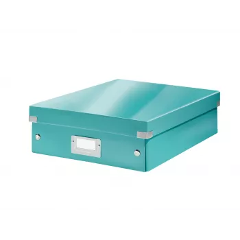 Leitz Click & Store WOW vidēja izmēra organizatora kaste, zila, kartons, 880 g