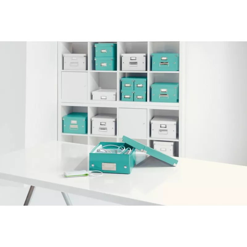 Leitz Click & Store WOW vidēja izmēra organizatora kaste, zila, kartons, 880 g