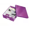 Leitz Click & Store WOW vidēja izmēra organizatora kaste, violeta, kartons, 880 g