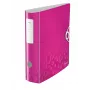 Leitz ātršuvējs Active PP WOW A4/80 mm, A4, poliputas, rozā, 500 lapas, 80 g/m², 8,2 cm
