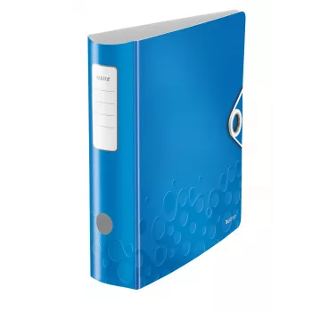 Leitz sviru arhīva mape Active PP WOW A4/80mm, A4, poliuretāna putas, zila, 500 lapas, 80 g/m², 8,2 cm