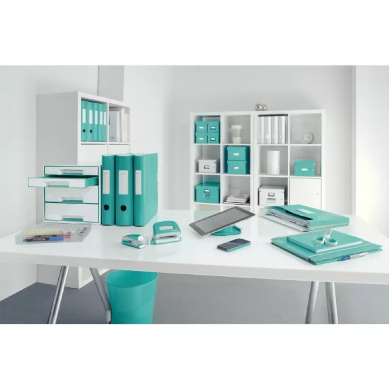 Leitz sviras arhīva mape Active PP WOW A4/80mm, A4, Polifoam, Tirkīza, 500 lapas, 80 g/m², 8,2 cm