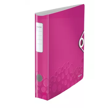 Leitz sviru reģistrators Active PP WOW A4/65mm, A4, poliuretāna putas, rozā, 350 loksnes, 80 g/m², 6,5 cm