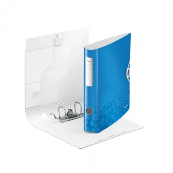 Leitz sviru reģistrators Active PP WOW A4/65mm, A4, poliuretāna putas, zils, 350 loksnes, 80 g/m², 6,5 cm