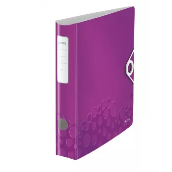 Leitz svirasmapes mape Active PP WOW A4/65mm, A4, poliuretāna putas, violeta, 350 loksnēm, 80 g/m², 6,5 cm