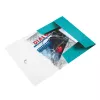 Leitz 3 atloku mape WOW PP A4, A4, polipropilēns (PP), zila, metāliska, portretorientācija, 150 lapas, 235 mm