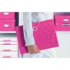 Leitz Project File WOW PP, parasta dokumentu mape, A4, polipropilēns (PP), metālisks, rozā, 200 loksnes, 254 mm