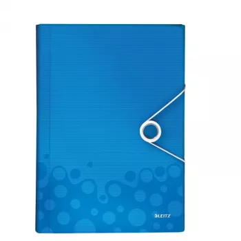 Leitz Project File WOW PP, A4, polipropilēns (PP), zila, 200 loksnes, 254 mm, 38 mm