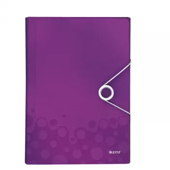 Leitz Project File WOW PP, A4, polipropilēns (PP), violeta, 200 lapas, 254 mm, 38 mm