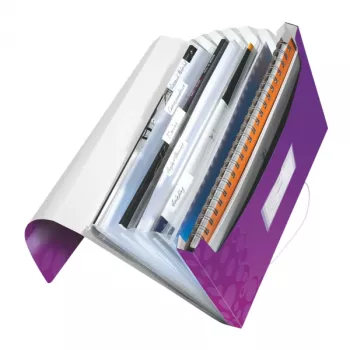 Leitz Project File WOW PP, A4, polipropilēns (PP), violeta, 200 lapas, 254 mm, 38 mm