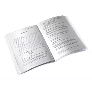 Leitz parādīšanas grāmata WOW PP 20 kabatas, zila, metāliska, polivinilhlorīds (PVC), 20 kabatas, A4, 231 mm, 13 mm