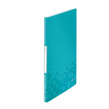 Leitz prezentācijas mape WOW PP 20 kabatas, Zila, Metāliska, Polivinilhlorīds (PVC), 20 kabatas, A4, 231 mm, 13 mm