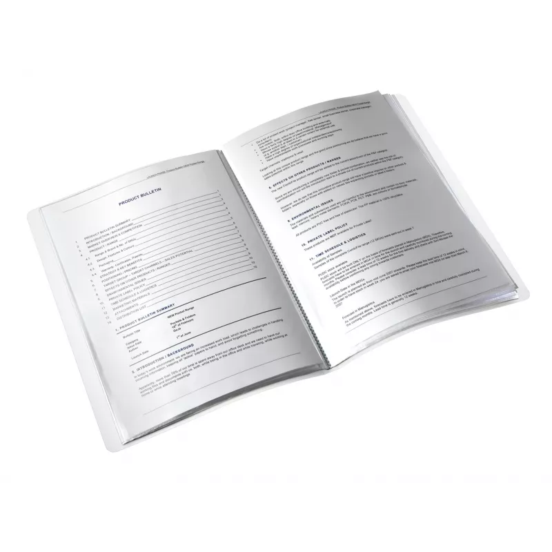 Leitz prezentācijas mape WOW PP 20 kabatas, Zila, Metāliska, Polivinilhlorīds (PVC), 20 kabatas, A4, 231 mm, 13 mm