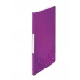 Leitz WOW PP prezentācijas grāmata ar 20 kabatām, metāliski violeta, polivinilhlorīds (PVC), 20 kabatas, A4, 231 mm, 13 mm