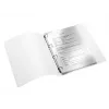 Leitz WOW gredzenu mape, A4, polipropilēns (PP), metāliska, rozā, 200 lapām, 2,5 cm, 257 mm