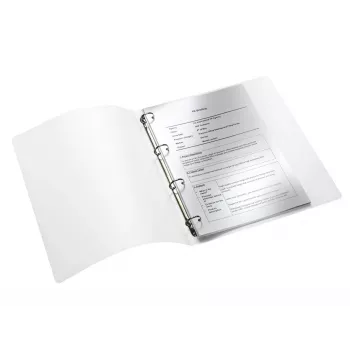 Leitz WOW gredzenu mape, A4, polipropilēns (PP), metāliska, rozā, 200 lapām, 2,5 cm, 257 mm