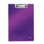 Leitz starpliktuve ar vāku WOW, A4, poliuretāna putas, violeta, 75 lapām, 1 kabata, 230 mm