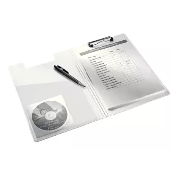 Leitz starpliktuve ar vāku WOW, A4, poliuretāna putas, violeta, 75 lapām, 1 kabata, 230 mm