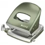 Leitz NeXXt perforators Style, 2 caurumu 30 loksnes metāla, 30 loksnes, zaļš, sudrabs, metāls, 8 cm, A6, 107 mm