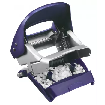 Leitz Hole Punch Style NeXXt, 2 caurumu, 30 loksnēm, metāla, 30 loksnes, zila, 8 cm, A6, 380 g, 107 x 100 x 137 mm