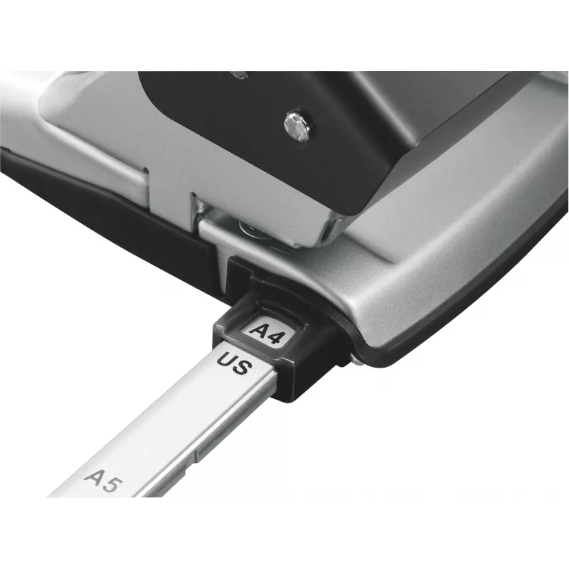 Leitz Hole Punch Style NeXXt, 2-caurumu 30 lapu metāla, 30 lapas, melns, 8 cm, A4, 380 g, 107 x 100 x 137 mm