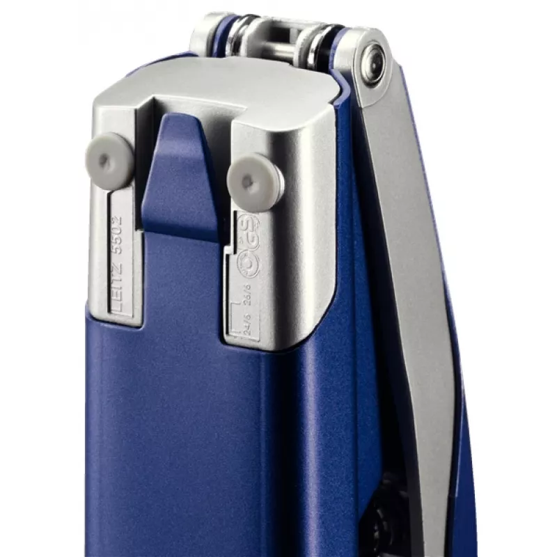 Leitz NeXXt skavotājs Style, 30 loksnēm, metāla, zils, sudrabains, 26/6, metāls, plastmasa, 80 g/m², augšējā ielāde