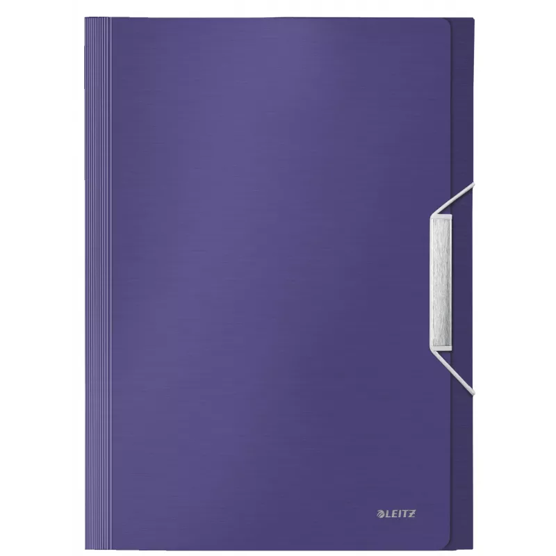 Leitz paplašināms koncerta tipa dokuments, PP, A4, polipropilēns (PP), zils, 250 lapas, 80 g/m², 6 kabatas