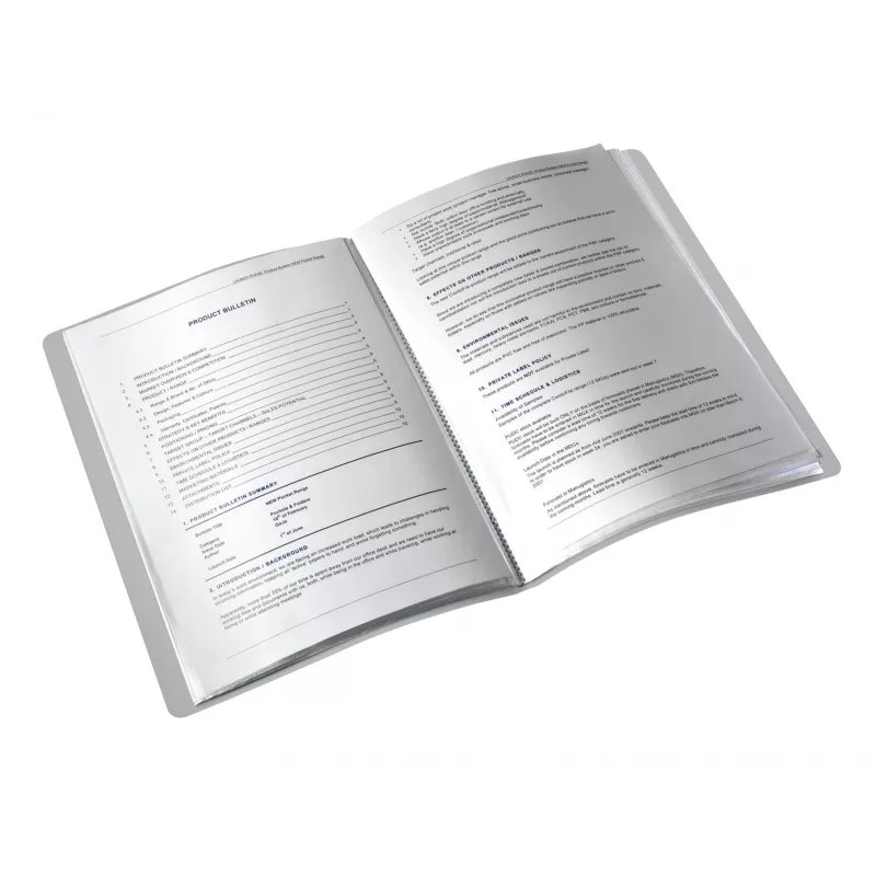 Leitz prezentāciju grāmata Style PP 20 lapām, balta, polivinilhlorīds (PVC), 20 kabatas, A4, 231 mm, 13 mm