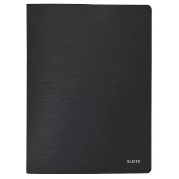 Leitz prezentācijas mape Style PP 20 lapas, Melns, polivinilhlorīds (PVC), 20 kabatas, A4, 231 mm, 13 mm