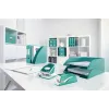 Leitz NeXXt skavotājs ar bateriju WOW 5566, 10 lapām, 1 cm, Plastmasa, Zils, Balts, Baterijas, 50 mm