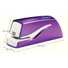 Leitz NeXXt skavotājs ar bateriju WOW 5566, 10 lapas, 1 cm, plastmasa, violets, balts, baterija, 50 mm