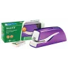 Leitz NeXXt skavotājs ar bateriju WOW 5566, 10 lapas, 1 cm, plastmasa, violets, balts, baterija, 50 mm