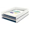 Leitz Letter Tray WOW Dual Colour, Plastmasa, Metāliska, Balta, A4, 267 mm, 336 mm, 49 mm
