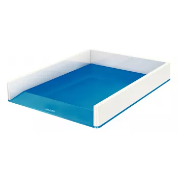 Leitz vēstuļu paliktnis WOW Dual Colour, plastmasa, zils, metālisks, A4, 267 mm, 336 mm, 49 mm