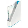 Leitz žurnālu turētājs WOW Dual Colour, zils, balts, plastmasa, A4, 272 mm, 318 mm, 430 g