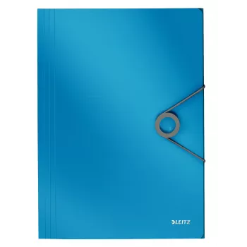 Leitz 3 atloku mape Solid PP A4, atloku mape, A4, polipropilēns (PP), zila, 150 loksnēm, 80 g/m²