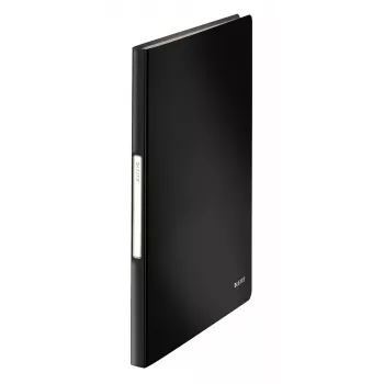Leitz prezentācijas grāmata Solid PP 40 kabatas, melna, polipropilēns (PP), 40 kabatas, portrets, A4, 233 mm