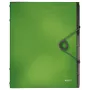 Leitz dalītāju mape Solid ar 6 šķirkļiem, aplokšņu mape, A4, polipropilēns (PP), zaļa, 200 loksnes, 80 g/m²