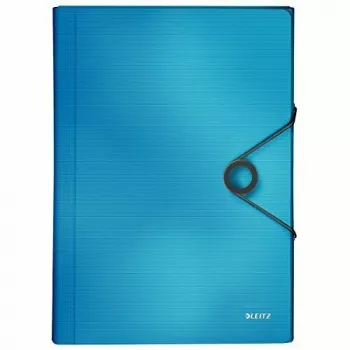 Leitz Project File Solid PP, A4, polipropilēns (PP), zila, 250 lapas, 80 g/m², elastīga josla